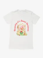 Strawberry Shortcake Dreaming Of A Sweet Christmas Womens T-Shirt