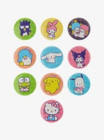 Hello Kitty And Friends Grid Character Mini Button Set