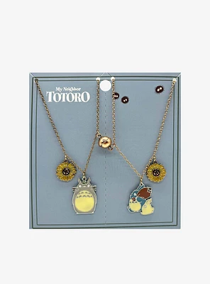 Studio Ghibli® My Neighbor Totoro Sunflower Best Friend Necklace Set