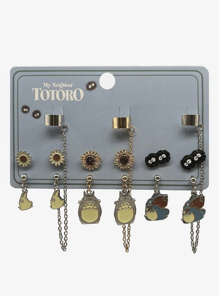 Studio Ghibli® My Neighbor Totoro Sunflower Cuff Earring Set