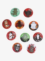 Horror Cat Blind Bag Button Set