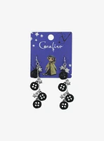 Coraline Button Stars Drop Earrings