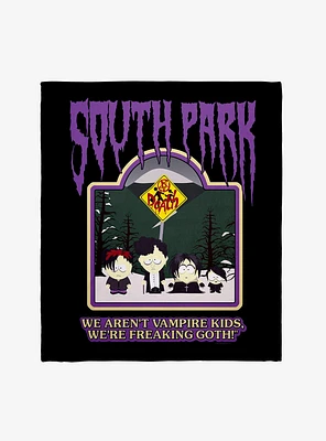 South Park Goth Kids Throw Blanket