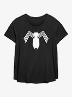 Marvel Spider-Man Symbiote Icon Girls T-Shirt Plus