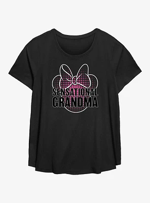 Disney Minnie Mouse Sensational Grandma Girls T-Shirt Plus
