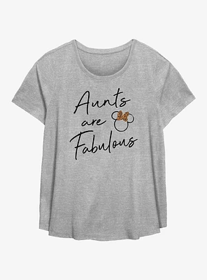 Disney Minnie Mouse Fab Aunt Girls T-Shirt Plus