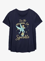 Disney Tinker Bell Season To Sparkle Girls T-Shirt Plus