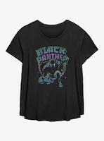 Marvel Black Panther Retro Girls T-Shirt Plus