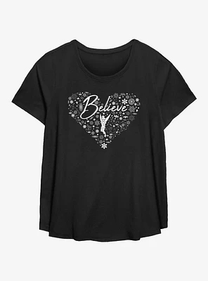 Disney Tinker Bell Believe Girls T-Shirt Plus