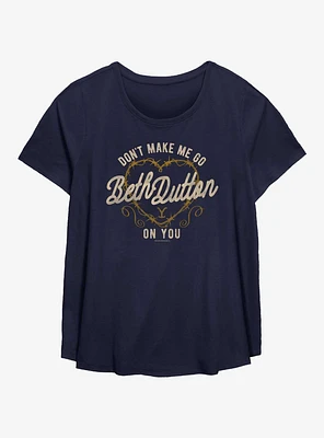 Yellowstone Go Beth Dutton Girls T-Shirt Plus