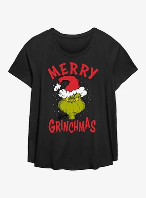 Dr. Seuss How The Grinch Stole Christmas Grinchmas Hat Girls T-Shirt Plus