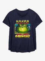 Dr. Seuss How The Grinch Stole Christmas Never Not Grinchy Girls T-Shirt Plus