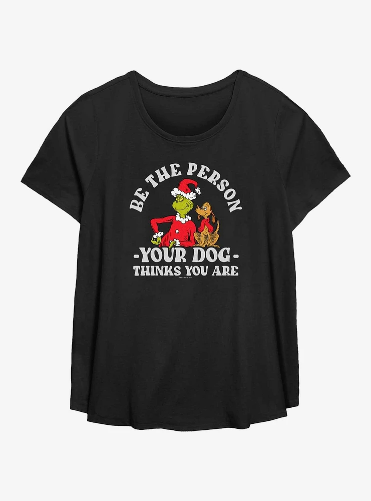 Dr. Seuss How The Grinch Stole Christmas Your Dog Thinks You Are Girls T-Shirt Plus