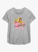 Nintendo Princess Peach Star Girls T-Shirt Plus