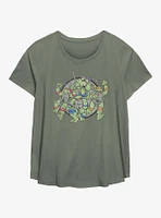 Teenage Mutant Ninja Turtles The Bros Girls T-Shirt Plus
