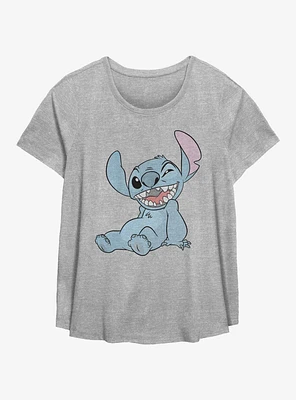 Disney Lilo & Stitch Winking Girls T-Shirt Plus