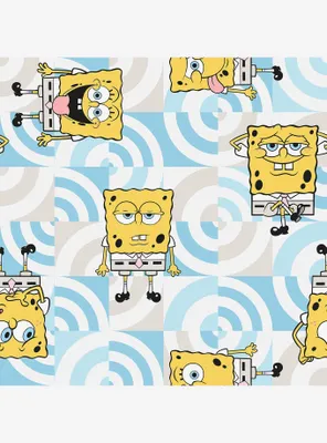 SpongeBob SquarePants Funny Faces Peel and Stick Wallpaper