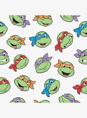 Teenage Mutant Ninja Turtles Character Faces Peel and Stick Wallpaper