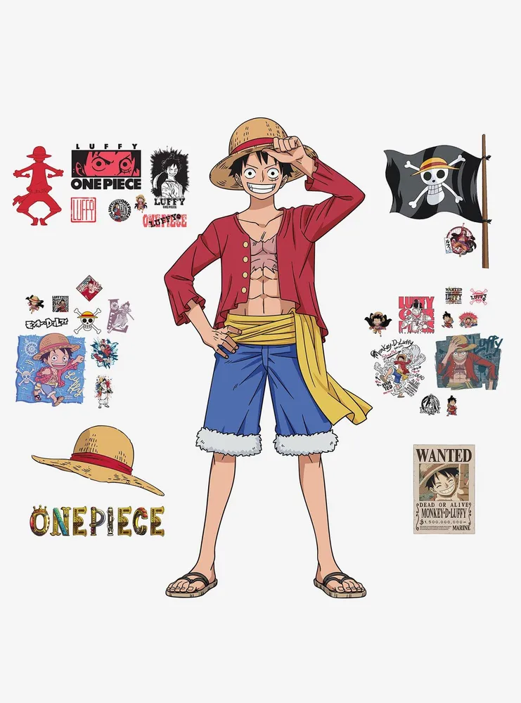 One Piece Luffy Giant Peel and Stick Wall Decals