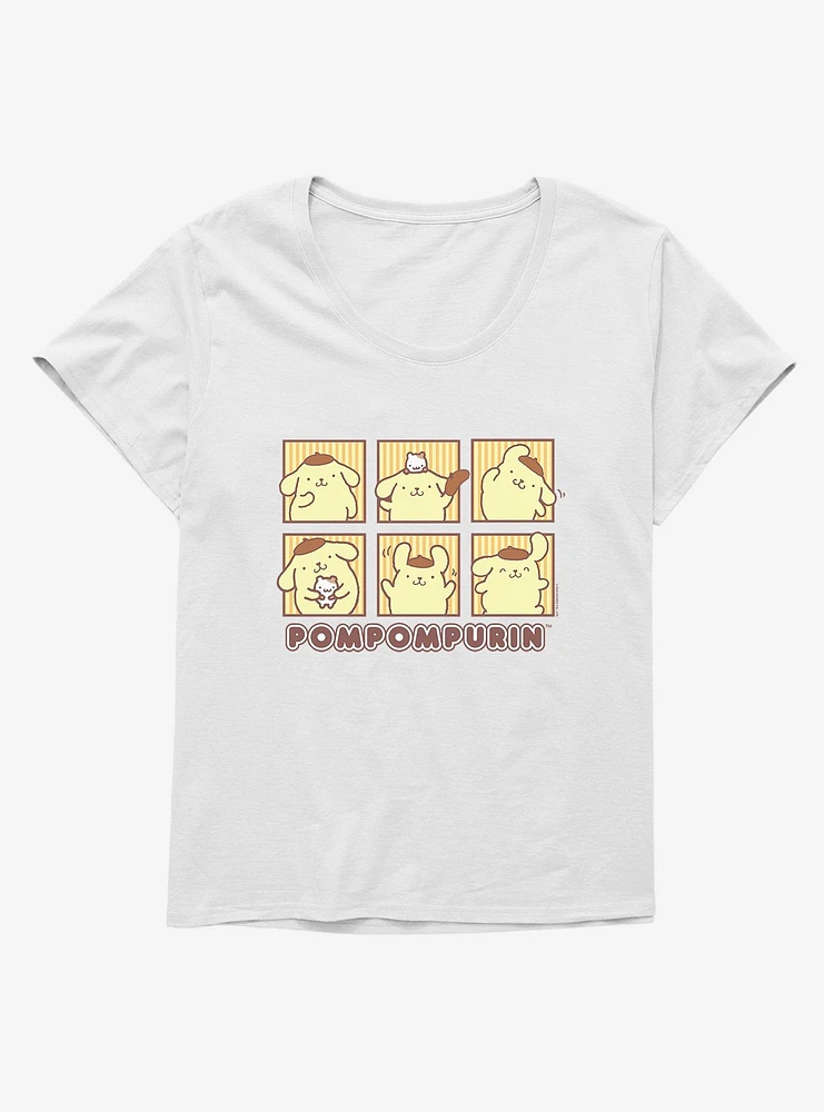 Pompompurin Portrait Girls T-Shirt Plus