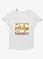 Pompompurin Portrait Girls T-Shirt Plus