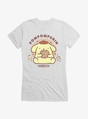 Pompompurin Life Is Sweet Girls T-Shirt