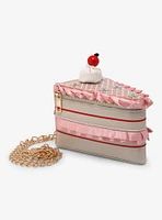 Cake Slice Figural Crossbody Bag