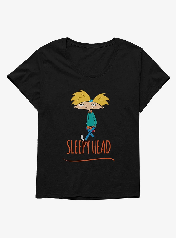 Hey Arnold! Sleepy Head Girls T-Shirt Plus