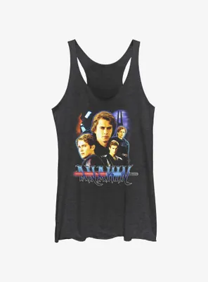 Star Wars Anakin Collage Womens Tank Top