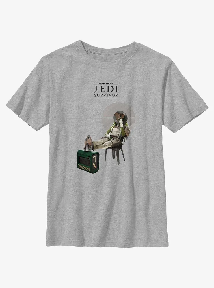 Star Wars Jedi: Survivor Caij Vanda Bounty Hunter Youth T-Shirt