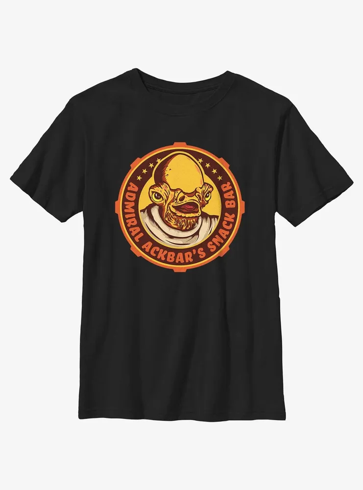 Star Wars Admiral Ackbar's Snack Bar Youth T-Shirt