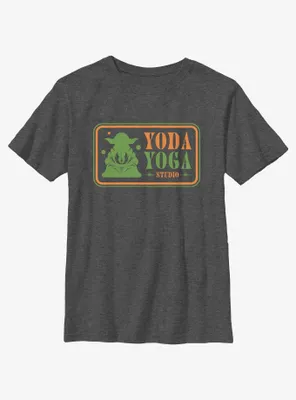 Star Wars Yoda Yoga Studio Youth T-Shirt