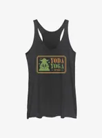 Star Wars Yoda Yoga Studio Womens Tank Top