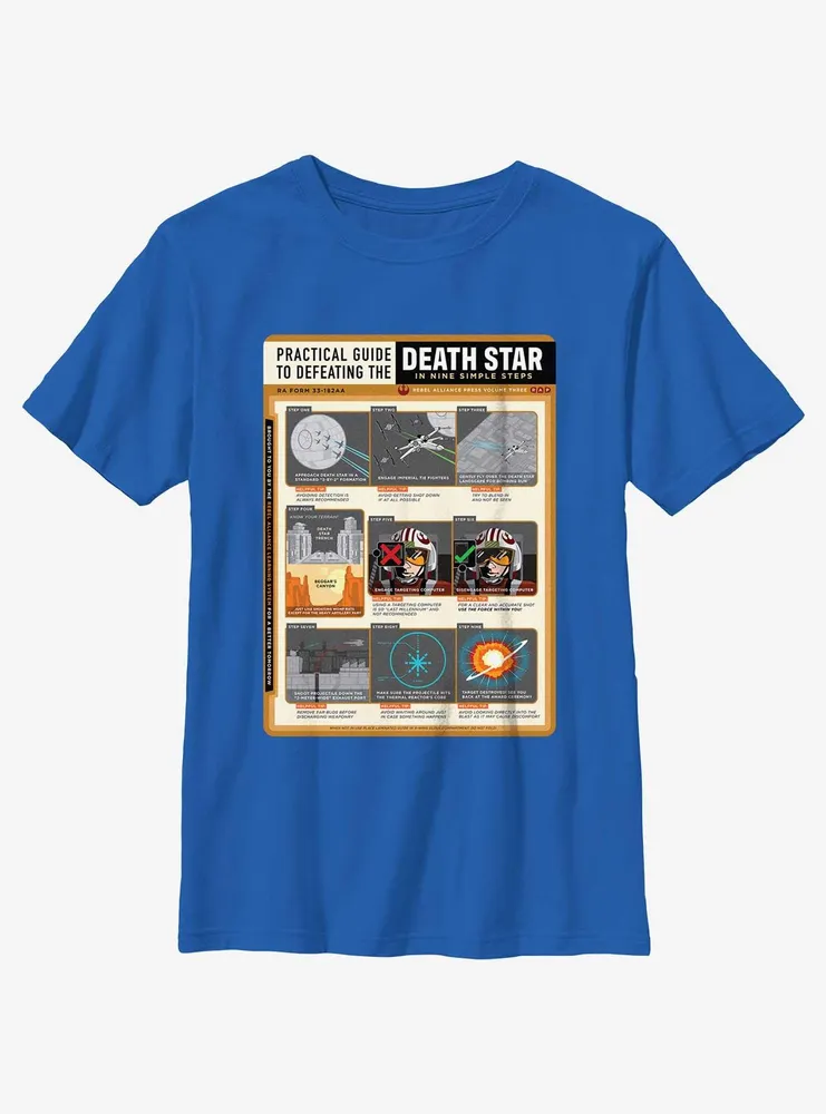 Star Wars Death Nine Steps Youth T-Shirt