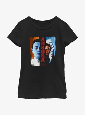 Star Wars Complimentary Conflict Thrawn and Ahsoka Youth Girls T-Shirt