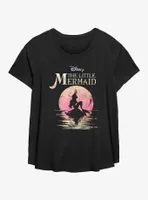 Disney The Little Mermaid Moon Womens T-Shirt Plus