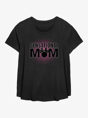 Disney Minnie Mouse Sensational Mom Womens T-Shirt Plus