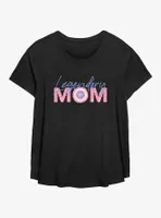 Marvel Captain America Legendary Mom Flowers Womens T-Shirt Plus