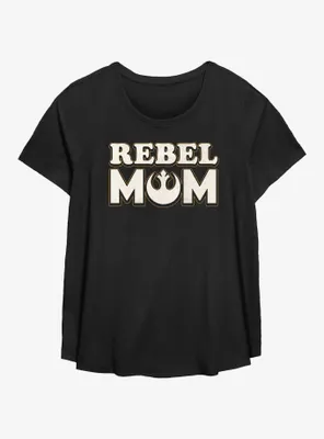 Star Wars Rebel Mom Womens T-Shirt Plus