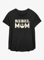 Star Wars Rebel Mom Womens T-Shirt Plus