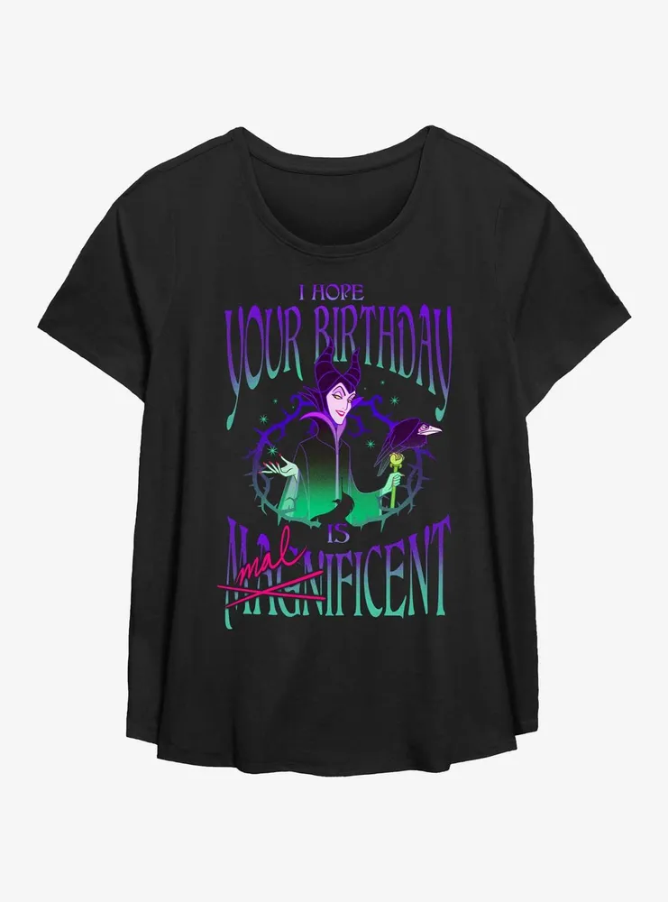 Disney Women's Plus Size Maleficent T-Shirt Villain Costume Tee