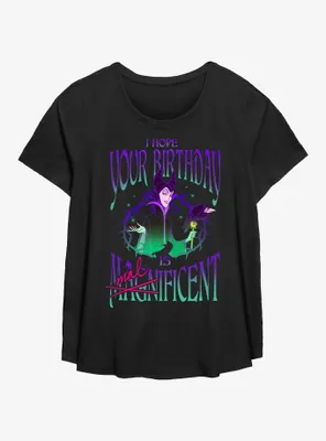 Disney Villains Birthday Maleficent Womens T-Shirt Plus