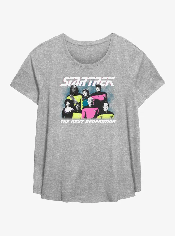 Star Trek Throwback Photo Womens T-Shirt Plus