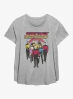 Star Trek Group Womens T-Shirt Plus