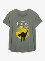 Disney Hocus Pocus Cat Womens T-Shirt Plus