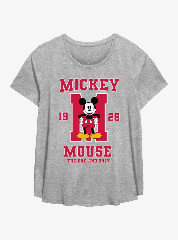 Disney Mickey Mouse One And Only Collegiate Womens T-Shirt Plus