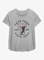 Disney Tinker Bell Pixie Dust Womens T-Shirt Plus