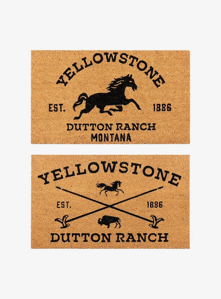 Yellowstone Coir Mat 2-Pack