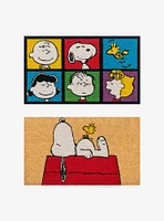 Peanuts Snoopy Patch Coir Mat 2-Pack