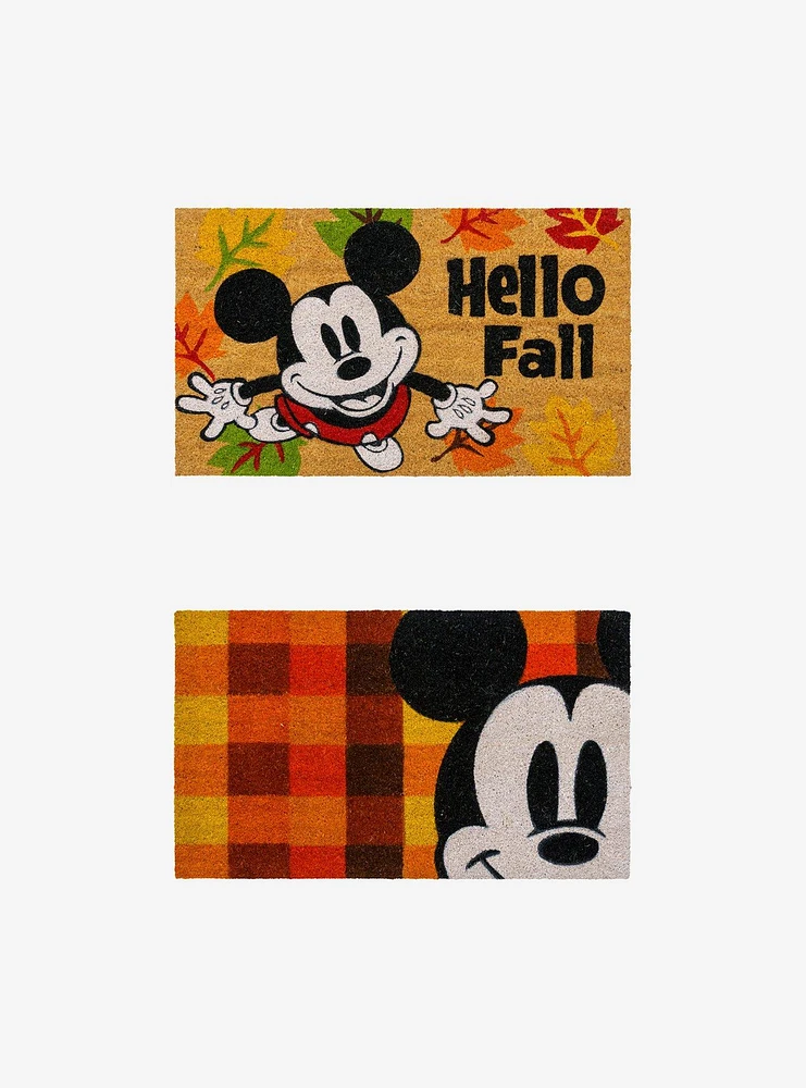 Disney Mickey Mouse Fall Coir Mat 2-Pack